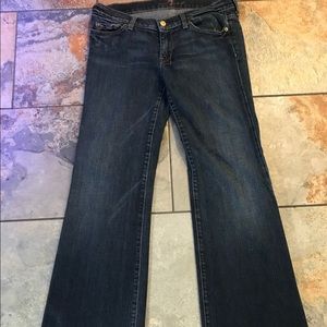 7 For All Mankind Dojo Trouser Jean-Size 30